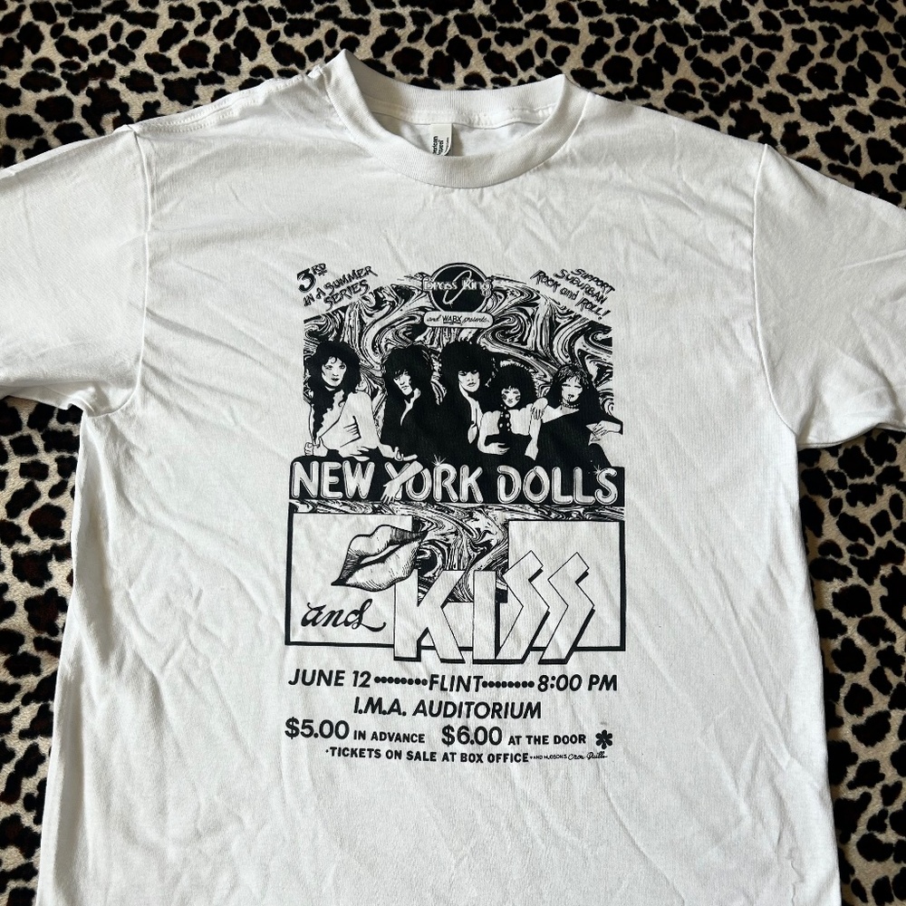 New York Dolls Vintage 1974 Flyer Tee.